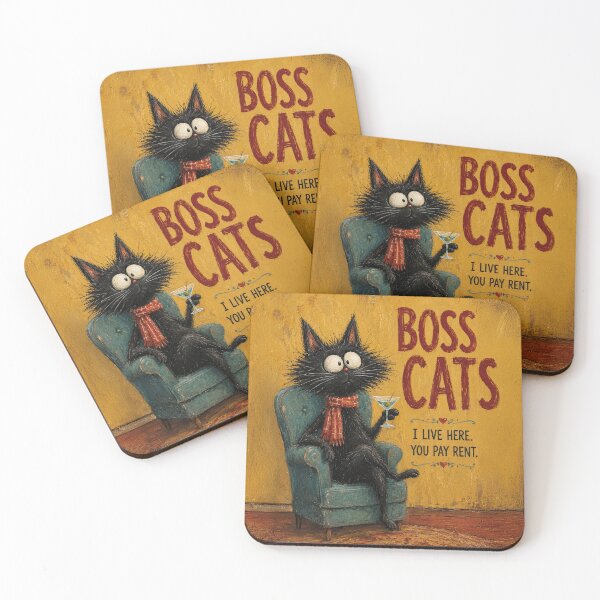 Item preview, Boss Cat You Pay Rent designed and sold by Erika Kaisersot.