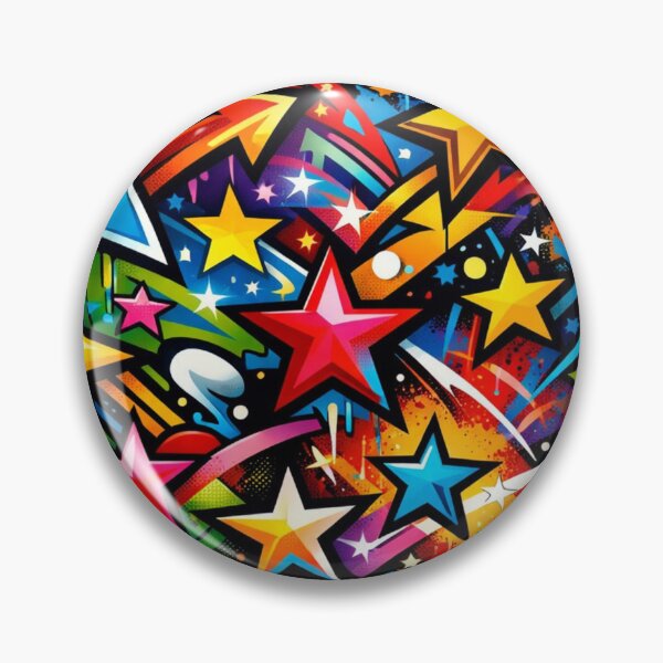 Item preview, Star arrows in a riot of color designed and sold by Sigtrix.