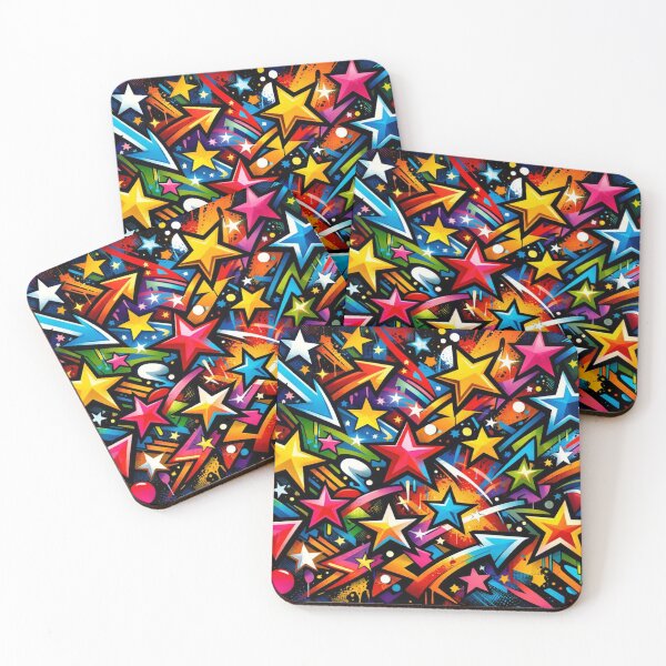Item preview, Star arrows in a riot of color designed and sold by Sigtrix.