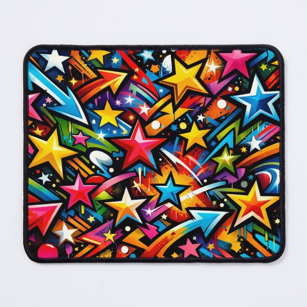 Item preview, Star arrows in a riot of color designed and sold by Sigtrix.
