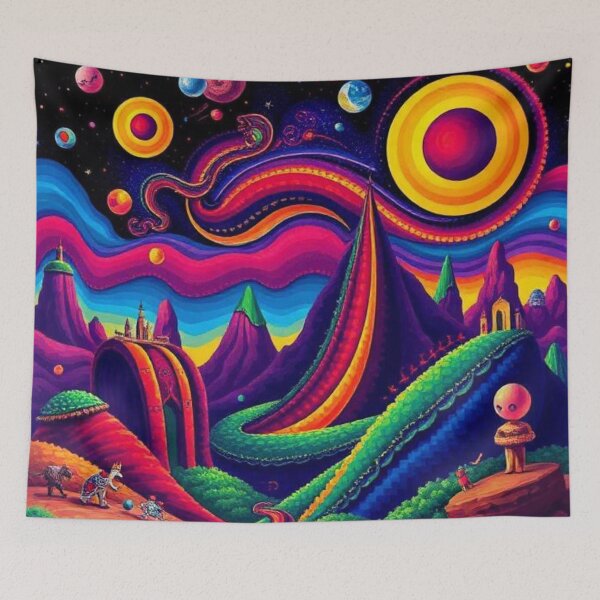 Item preview, Fantastic Multicolored Landscape designed and sold by RAISC.