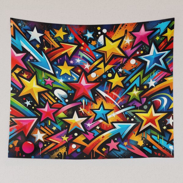 Item preview, Star arrows in a riot of color designed and sold by Sigtrix.