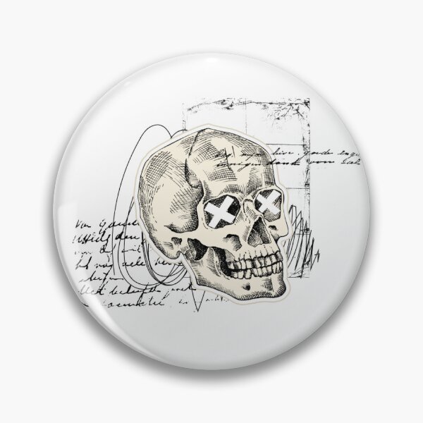 Item preview, Gothic Skull & Script designed and sold by mowsdesigns.