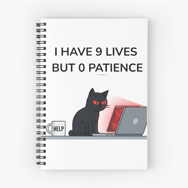 Item preview, Funny Cat Gift I Have 9 Lives But 0 Patience Black Cat  Lover Shirt Sarcastic Cat Mug Gift designed and sold by Dev Mode.