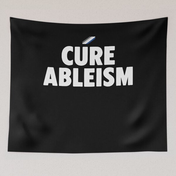 Item preview, Disability Awareness Cure Ableism Autism Awareness designed and sold by LuminOrb.