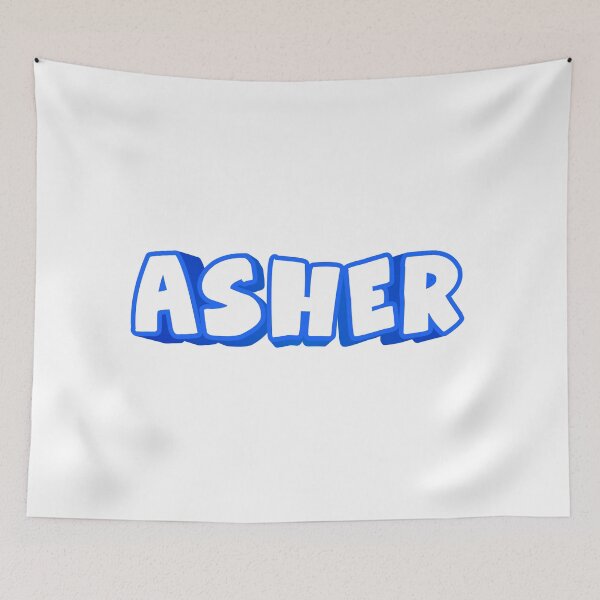 Item preview, Asher text designed and sold by Sticktle.