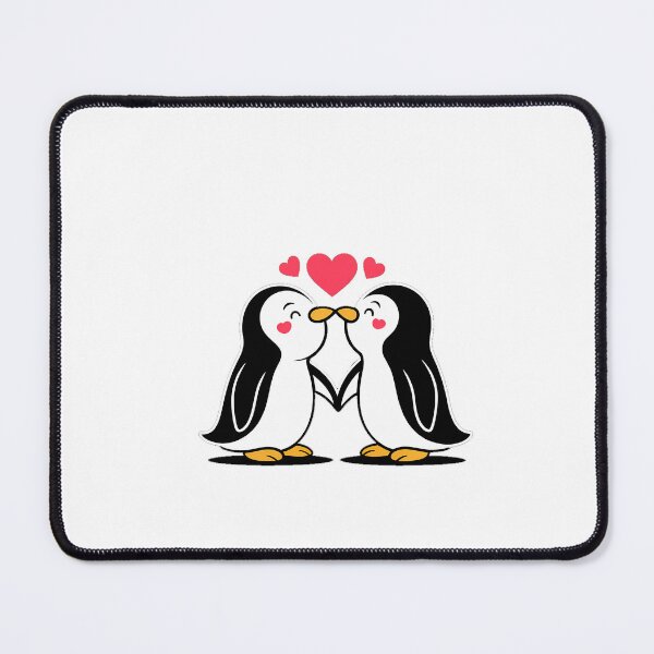 Item preview, Cute Penguin Lovers Kissing Heart Valentine's Day designed and sold by TrinaEspinoza.