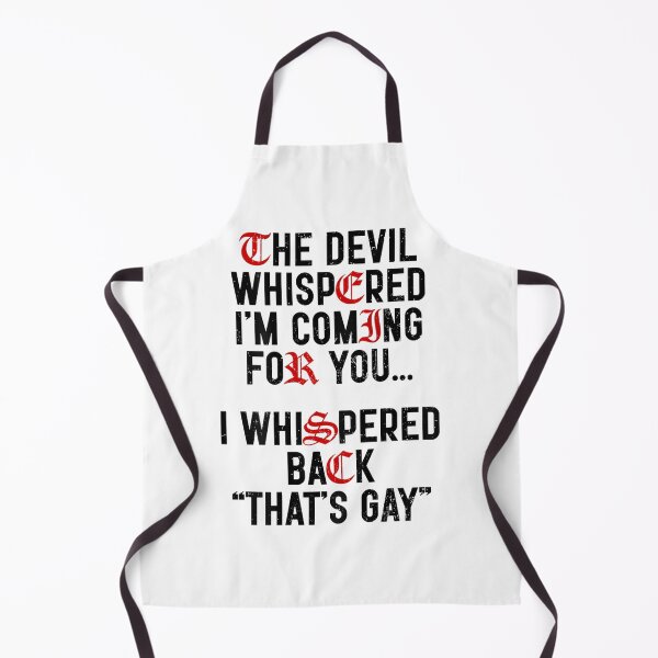 Item preview, the devil whispered i'm coming for you i whispered back  designed and sold by mariazin.