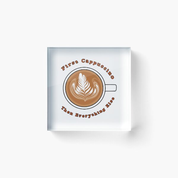 Item preview, cappuccino lover designed and sold by FlatInkStudio.