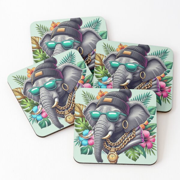 Item preview, Hip Hop Elephant designed and sold by Aise06.