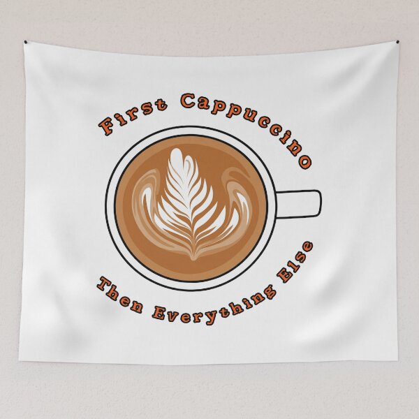 Item preview, cappuccino lover designed and sold by FlatInkStudio.
