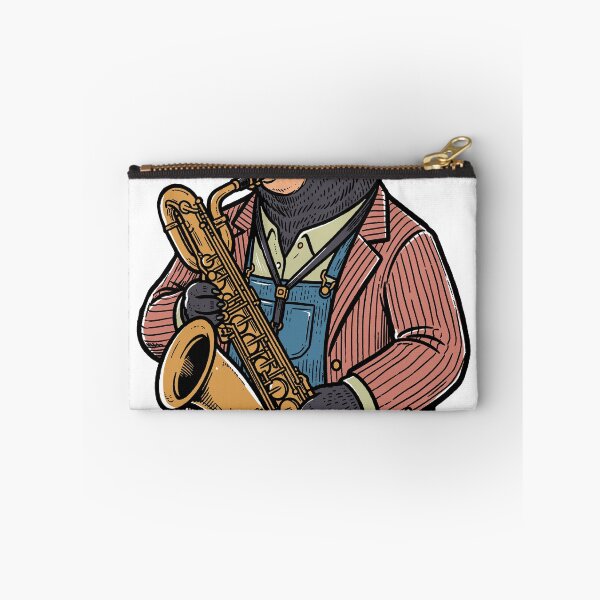 Item preview, Funny Animal Pun : Bearitone  Sax designed and sold by mazyoy.