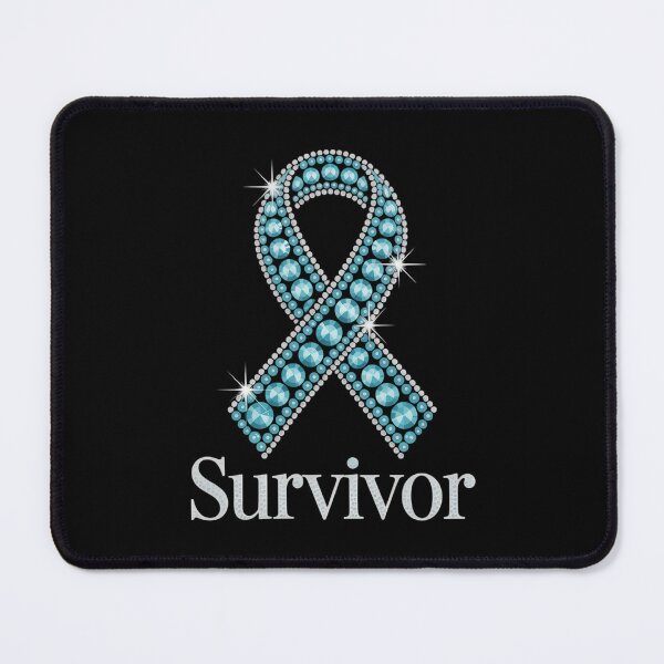 Item preview, Cervical Cancer Survivor Teal & White Ribbon Awareness designed and sold by TrinaEspinoza.