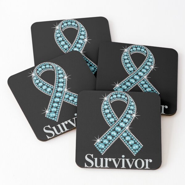 Item preview, Cervical Cancer Survivor Teal & White Ribbon Awareness designed and sold by TrinaEspinoza.