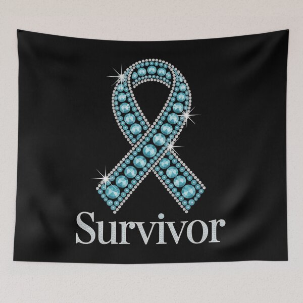 Item preview, Cervical Cancer Survivor Teal & White Ribbon Awareness designed and sold by TrinaEspinoza.