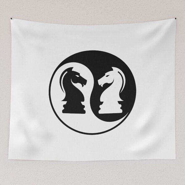 Item preview, Yin Yang Chess Knights designed and sold by jkrphoto.
