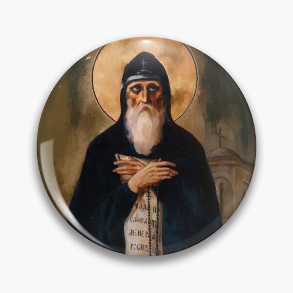 Item preview, Saint Roman Orthodox Icon Impasto Painting designed and sold by lidijaarts.