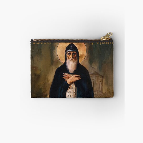 Item preview, Saint Roman Orthodox Icon Impasto Painting designed and sold by lidijaarts.