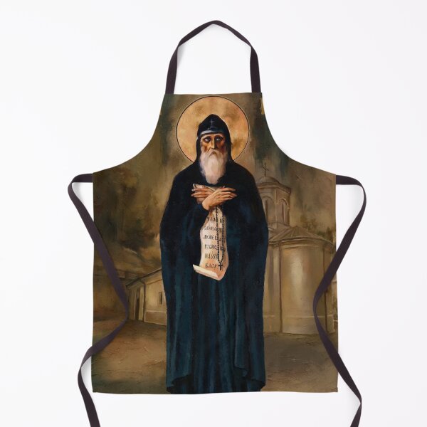Item preview, Saint Roman Orthodox Icon Impasto Painting designed and sold by lidijaarts.
