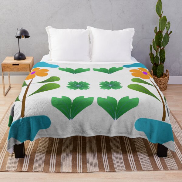 Item preview, Colorful Floral Folk Art Seamless Pattern with Decorative Flowers and Leaves designed and sold by EiArtist.