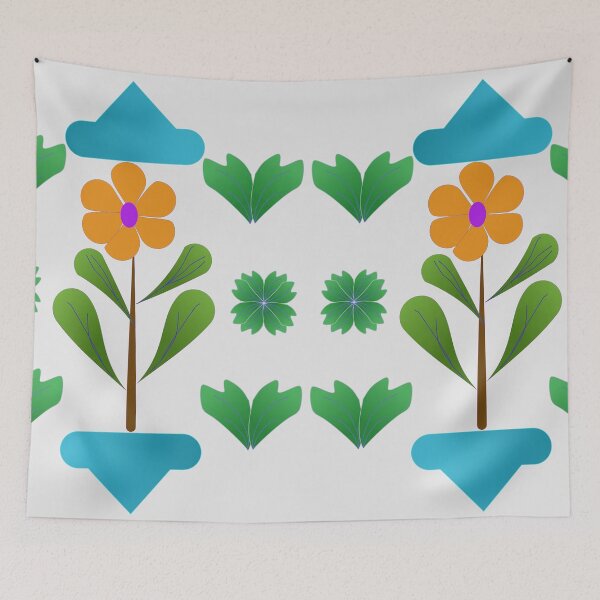 Item preview, Colorful Floral Folk Art Seamless Pattern with Decorative Flowers and Leaves designed and sold by EiArtist.