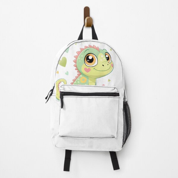 Item preview, Kawaii Chibi Iguanna with Sparkling Pastel Hearts - Pastel Lizard Magic designed and sold by Sprklebrand.