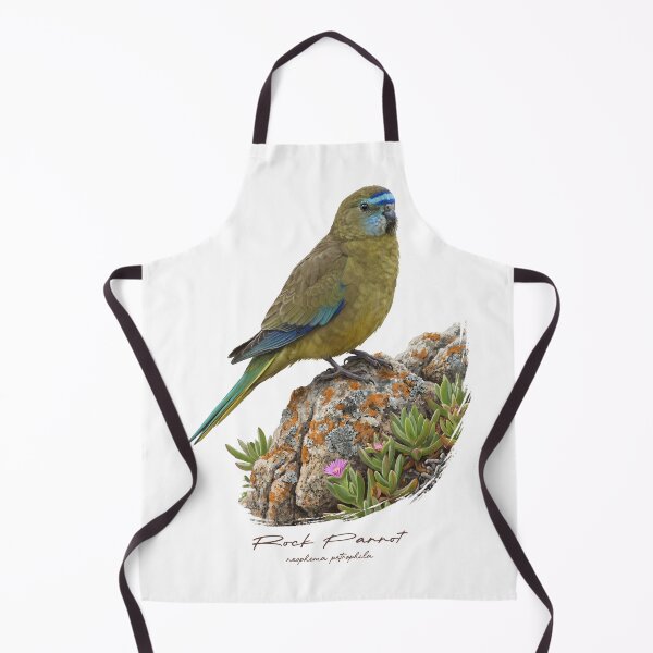 Item preview, Rock Parrot on Rock with Plants designed and sold by Takeda-art.