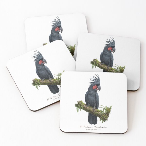 Item preview, Palm Cockatoo on Mossy Branch designed and sold by Takeda-art.