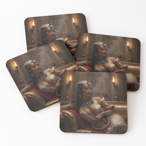 Item preview, Fantasy Cleopatra with the Asp – Iconic Final Moment designed and sold by MythicSirens.