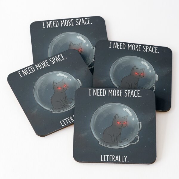 Item preview, Funny Cat Gift I Need More Space Literally Space Cat  Lover Shirt Introvert Cat Meme Gift designed and sold by Dev Mode.
