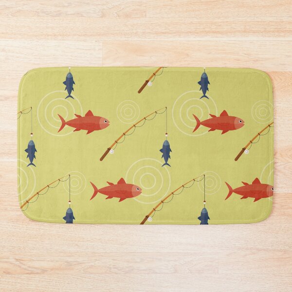 Item preview, Fishing on green designed and sold by reneesillus.