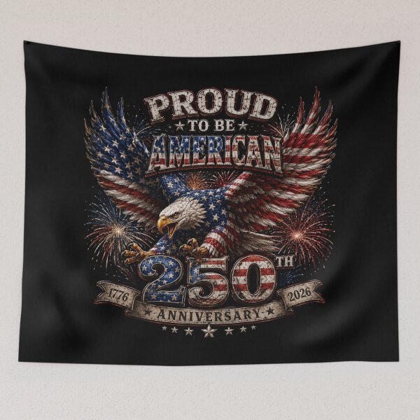 Item preview, Proud to be American - 250th anniversary w Fireworks designed and sold by Military Insignia Products.