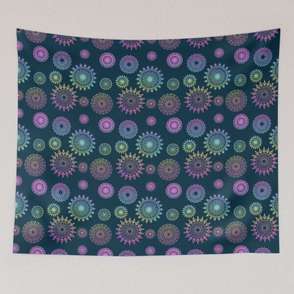 Item preview, Gradient Mandalas on Navy designed and sold by JaygiesDesign.
