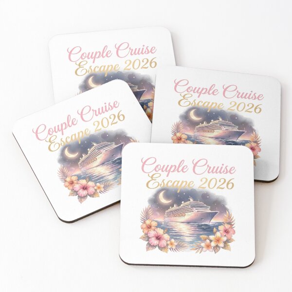 Item preview, Couple Cruise Escape 2026 T-Shirt | Romantic Honeymoon Cruise Graphic Tee | Luxury Vacation Travel Shirt designed and sold by DmaarGroup.