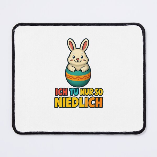 Item preview, Easter bunny in an egg with a saying designed and sold by MostlyIronic.