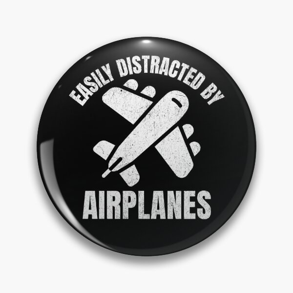 Artikelvorschau, Leicht von Flugzeugen ablenkbar – Lustiger Humor für Flugzeugliebhaber (leichte Version) entworfen und verkauft von KLArtzStore.