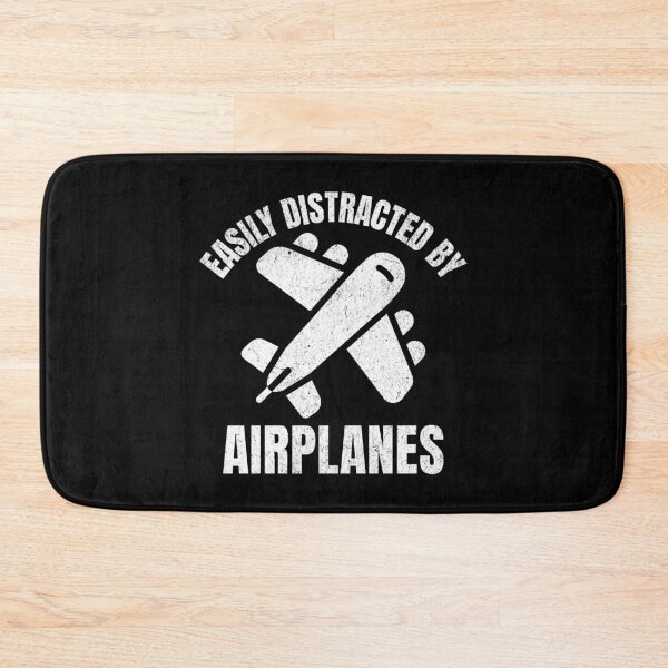 Item preview, Easily Distracted By Airplanes Funny Aircraft Lover Humor (light version) designed and sold by KLArtzStore.
