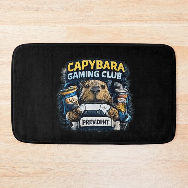 Item preview, Funny Capybara Gaming Club Member designed and sold by Hobby-up.