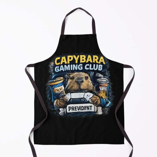 Item preview, Funny Capybara Gaming Club Member designed and sold by Hobby-up.