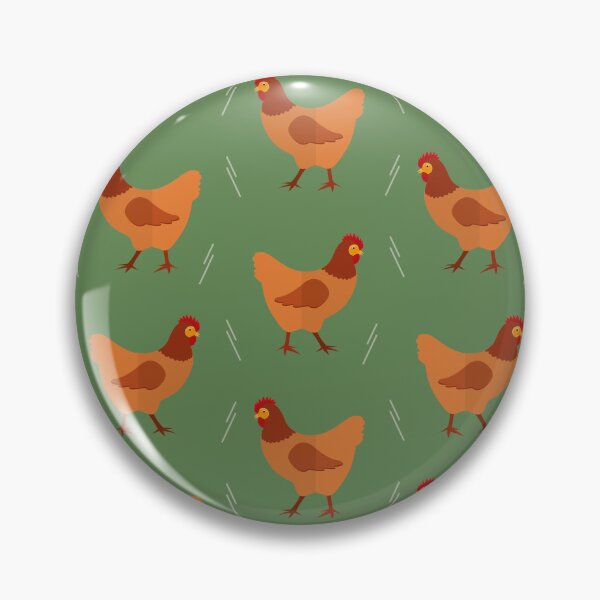 Item preview, Chickens on green designed and sold by reneesillus.