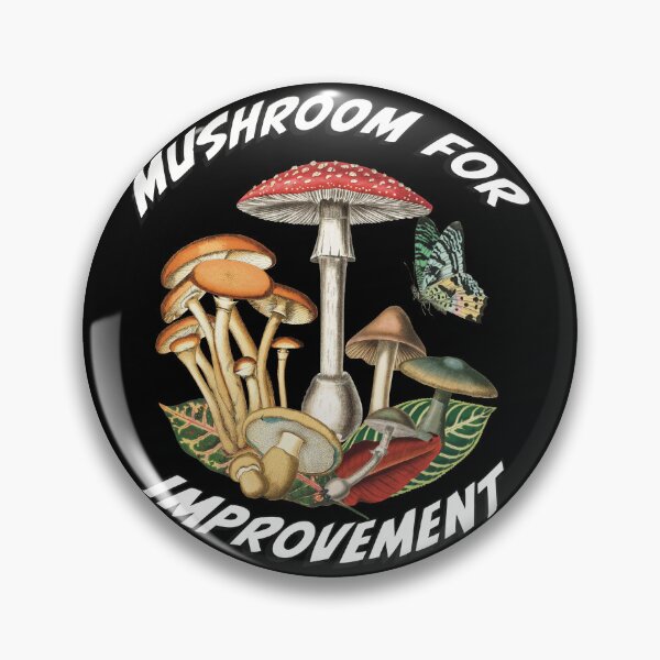 Item preview, Mushroom for Improvement - Funny Mushroom Pun Design designed and sold by Becky-Poppins.