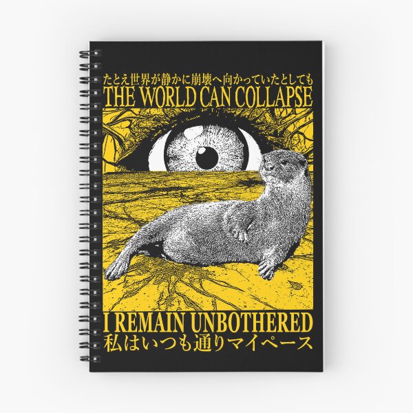 Item preview, The World Can Collapse Otter designed and sold by VintageMedatsu.