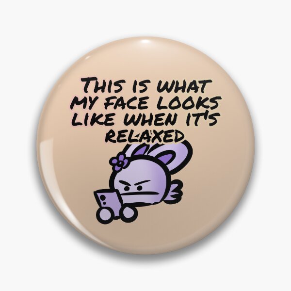 Item preview, This is what my face looks like when it's relaxed - Claninchen bunny designed and sold by Claninchen.