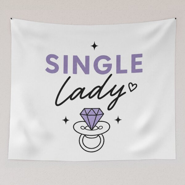 Item preview, Single Lady - Purple designed and sold by Tiny & Proud.