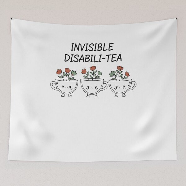 Item preview, Disability Awareness Invisible Disabili Tea Pride designed and sold by LuminOrb.