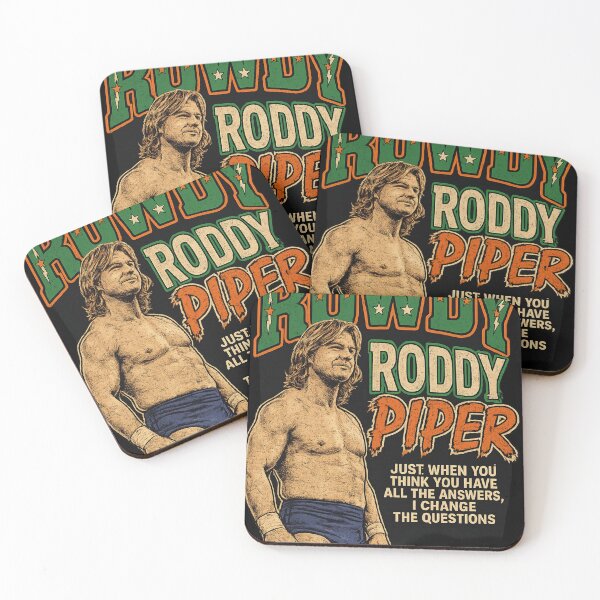 Item preview, Rowdy Roddy Piper Vintage Quote Tee | 1984 Retro Wrestling Legend Illustration designed and sold by The Irish Whip.