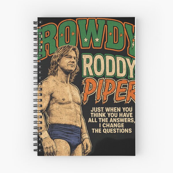 Item preview, Rowdy Roddy Piper Vintage Quote Tee | 1984 Retro Wrestling Legend Illustration designed and sold by The Irish Whip.