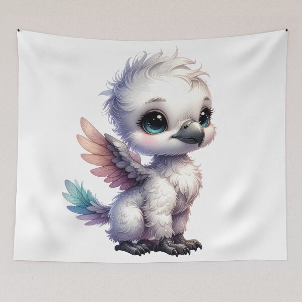 Item preview, Cute Baby Fantasy Bird Illustration designed and sold by Rutvain.