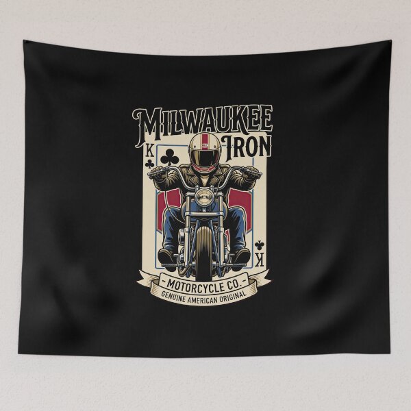 Item preview, Milwaukee Iron Harley Davidson American Road Warrior Artwork designed and sold by enzoade.
