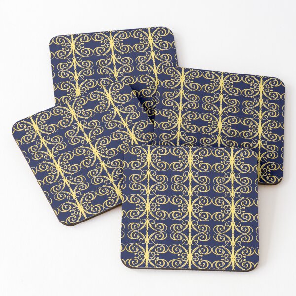 Item preview, Golden Swirl Patterns designed and sold by SideDishDesign.